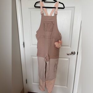 *New with tags broken off* Outdoor Voices RekTrek Colorblock Zip-off Overalls